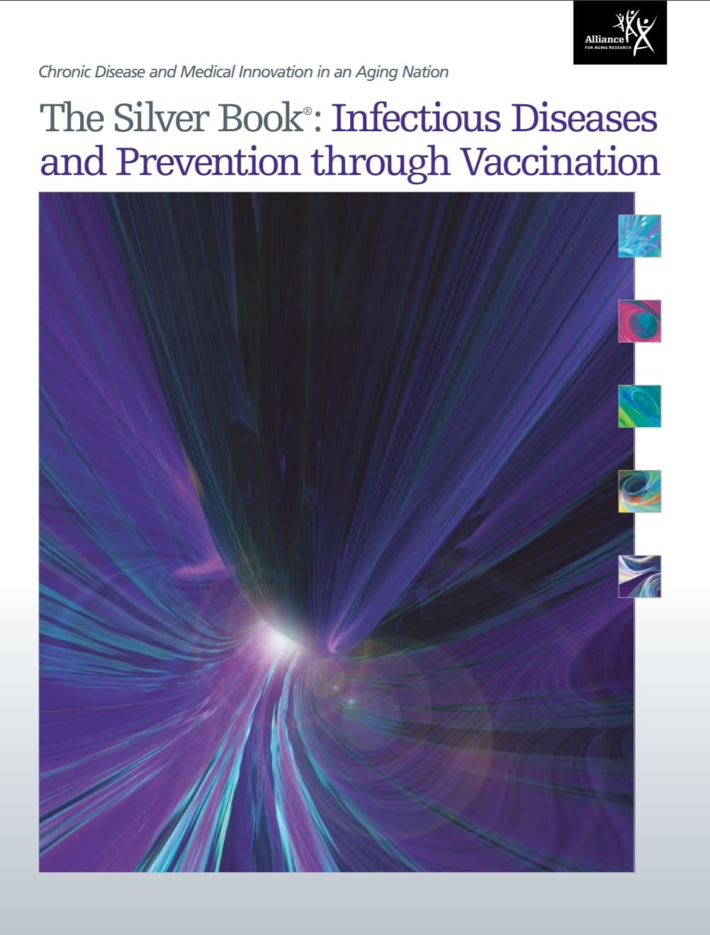 Cover of "The Silver Book" on infectious disease vaccination.