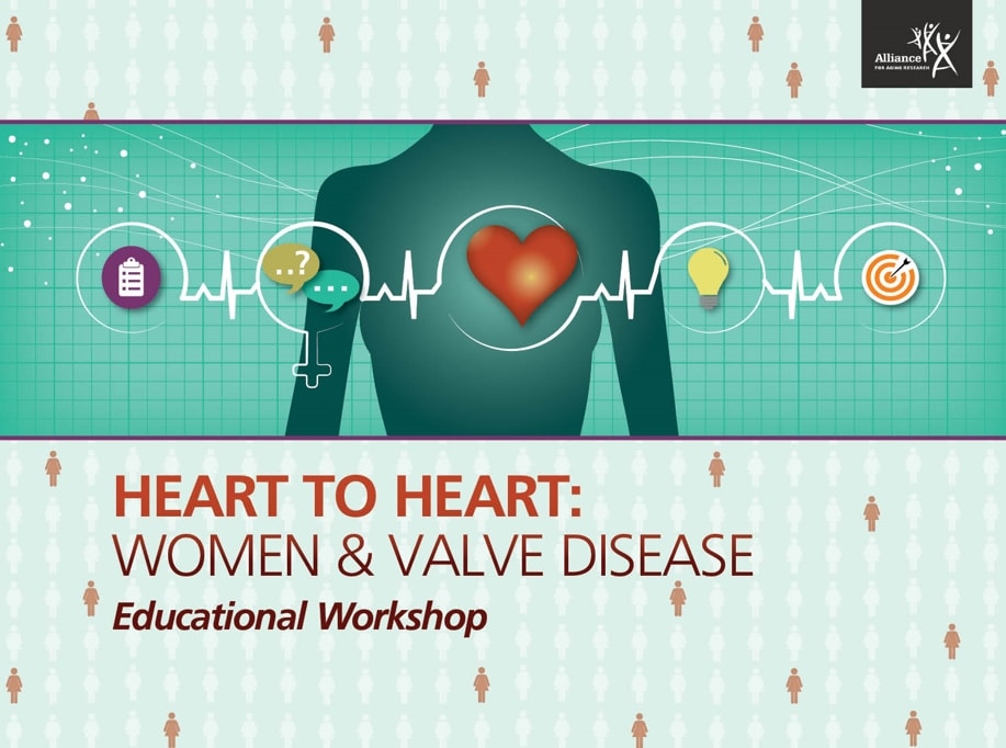 "Heart to Heart: Women With Valve Disease" presentation cover.