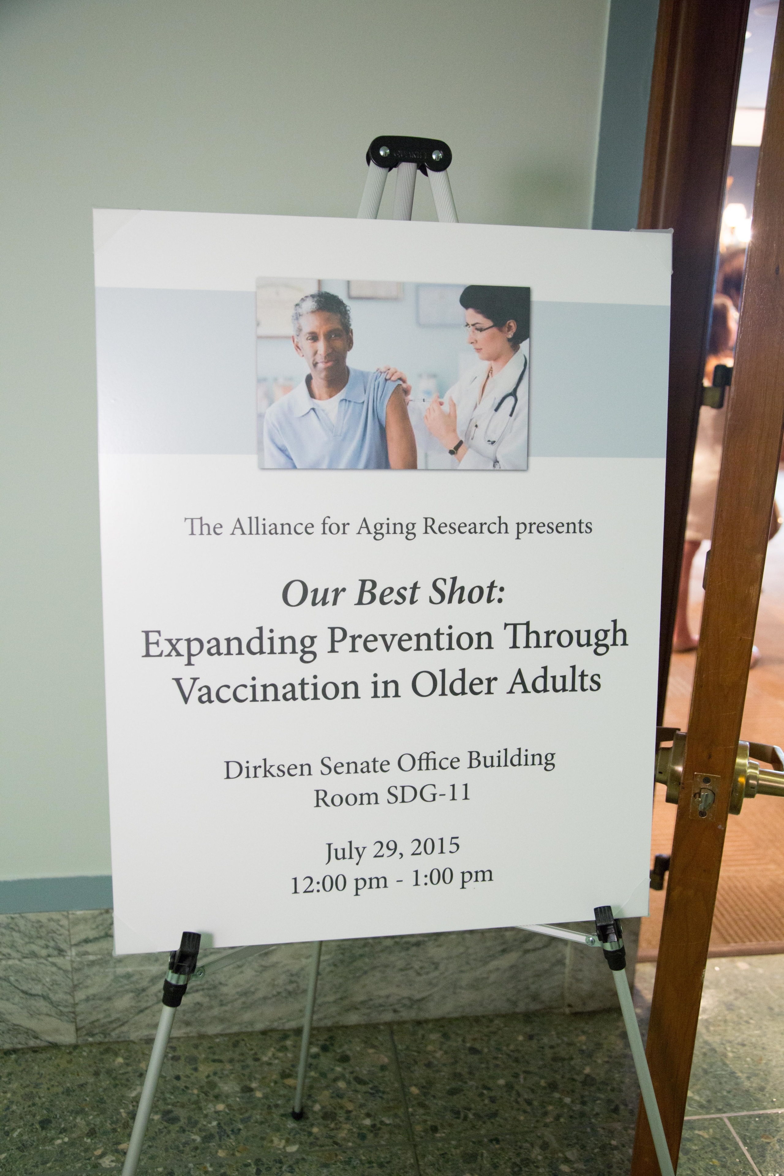 Capitol Hill Briefing Intros New White Paper on Vaccinations in Older Adults
