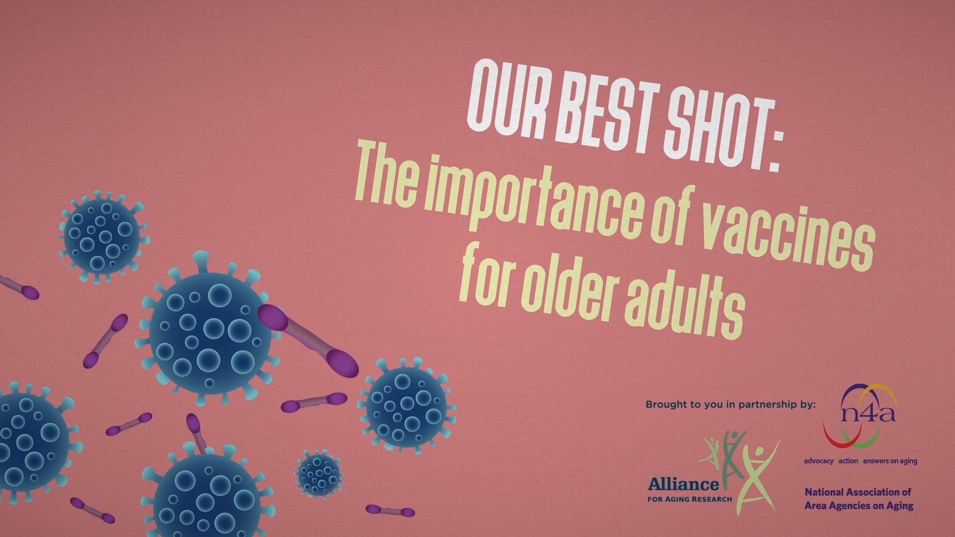 "Our Best Shot: The Importance of Vaccines for Older Adults" cover.