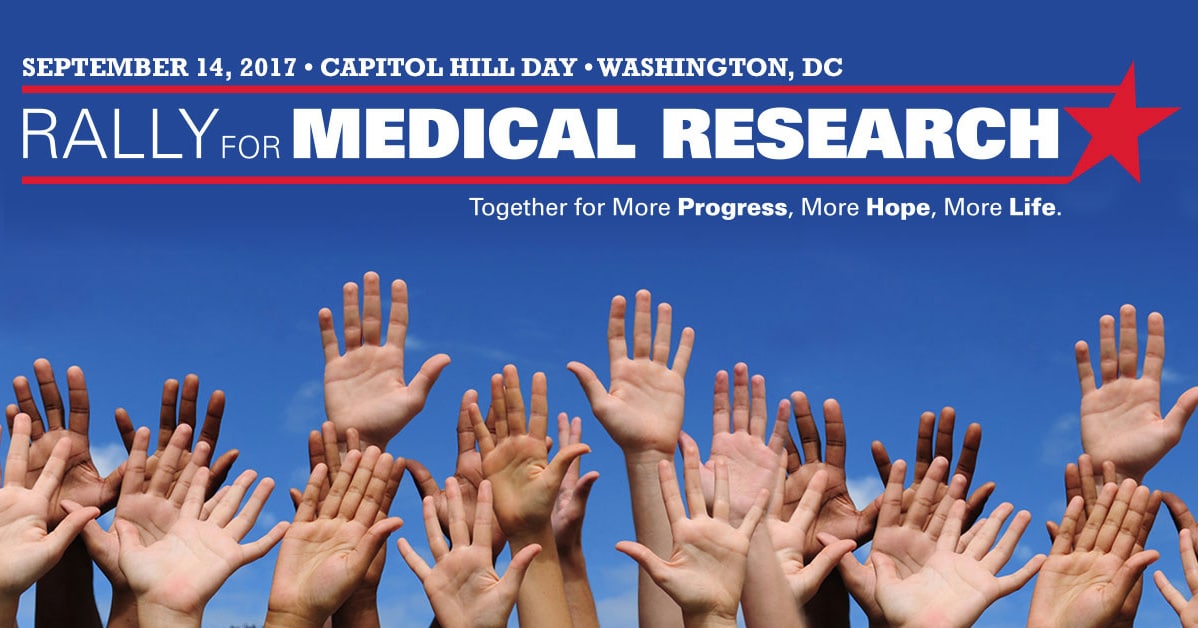 Invitation for 2017 Rally for Medical Research.