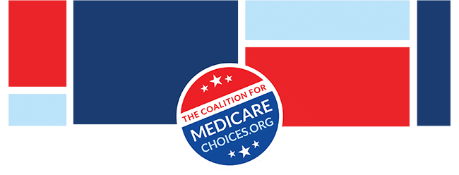 The Coalition for Medicare Choices dot org logo.