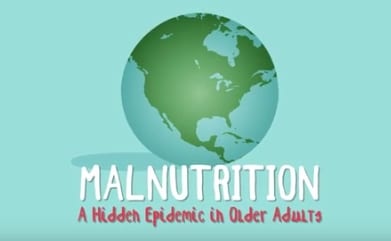 "Malnutrition: A Hidden Epidemic in Older Adults" cover.