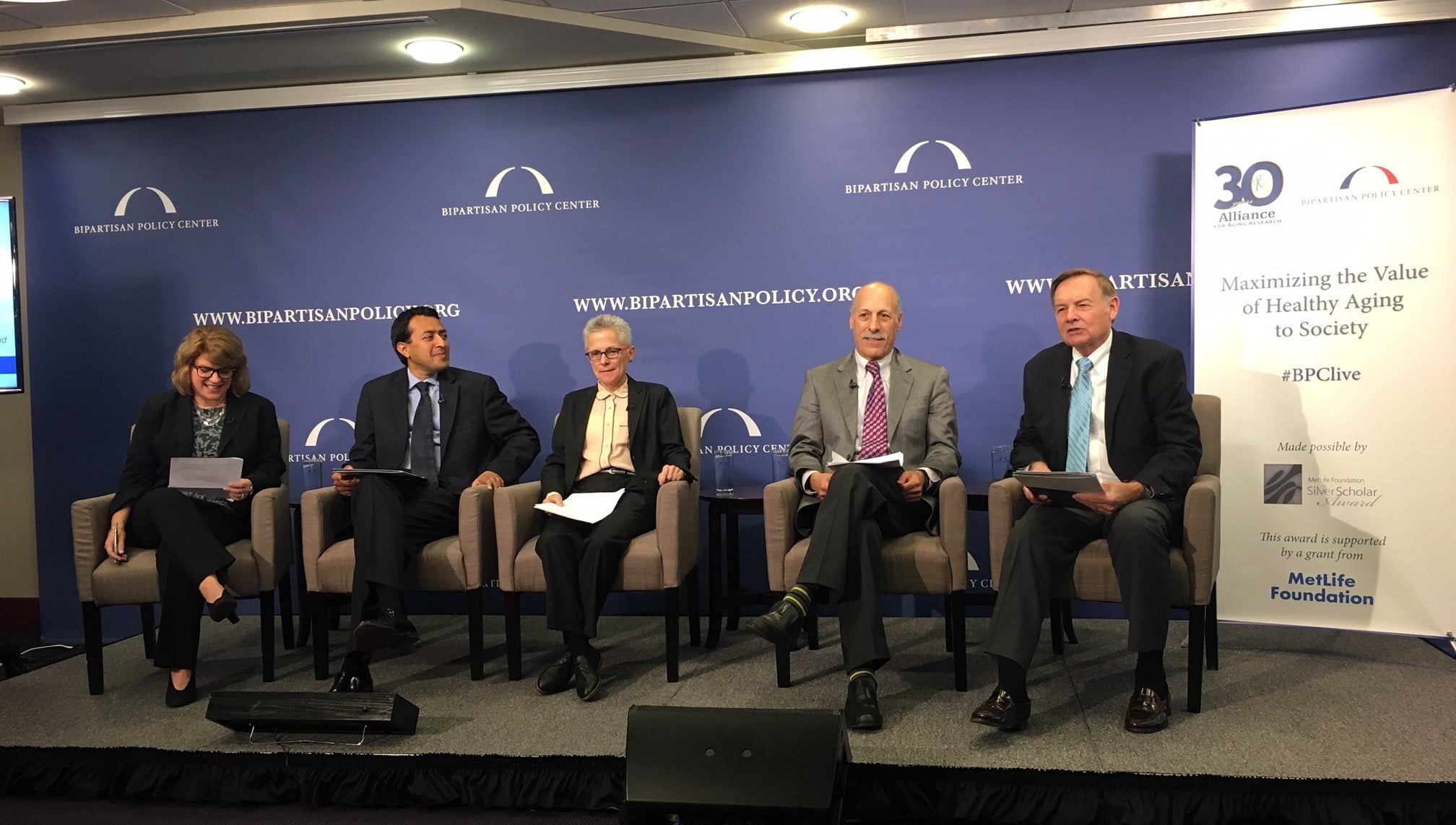 Panelists at Bipartisan Policy Center meeting.