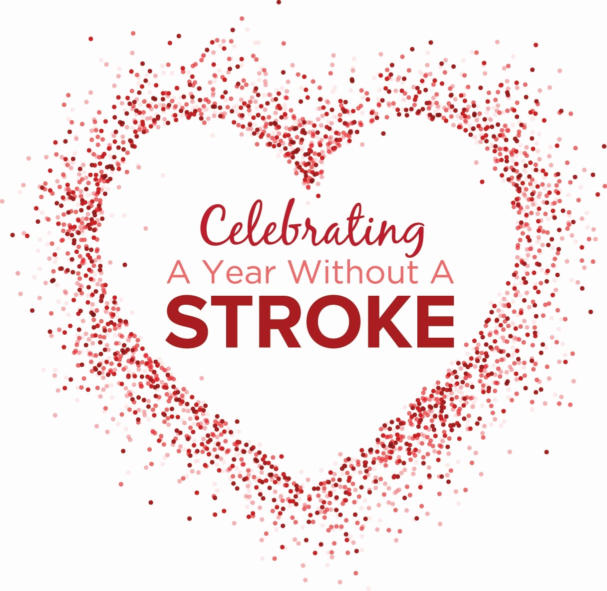 Celebrating a Year Without a Stroke logo.