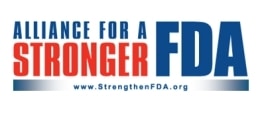 Alliance for a Stronger FDA logo.