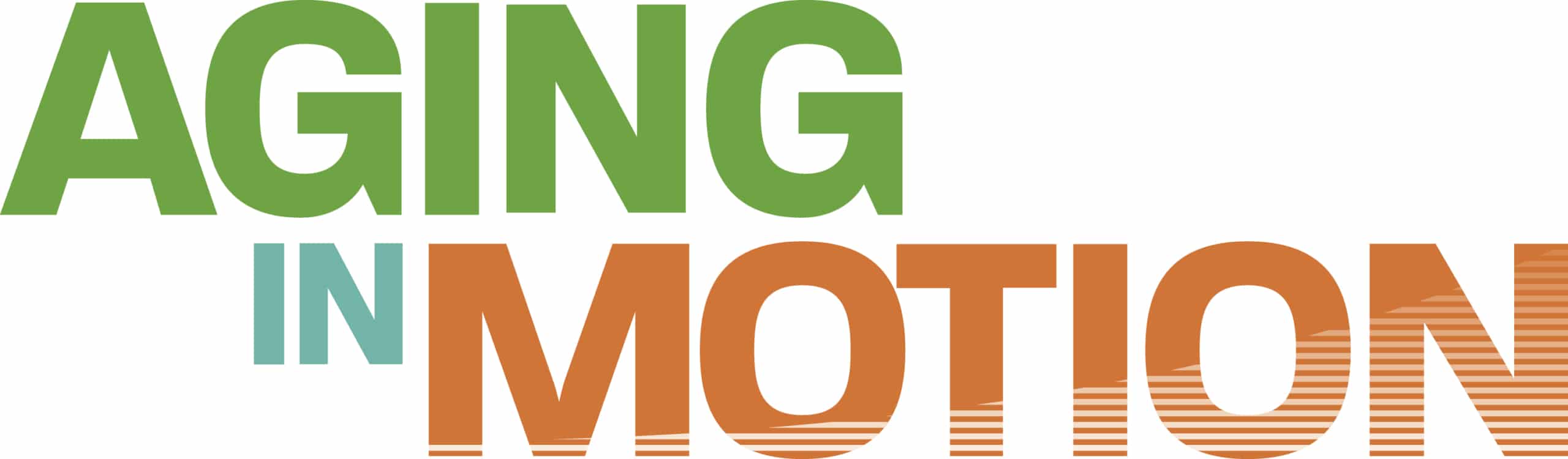 Aging in Motion logo.