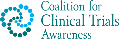 Coalition for Clinical Trials Awareness logo.