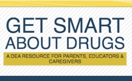 Get Smart About Drugs logo.