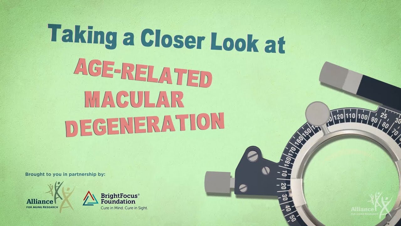 "Take a Closer Look at Age-Related Macular Degeneration" cover.