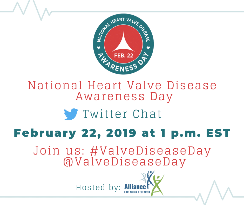 Invitation for National Heart Valve Disease Awareness Day February 22nd, 2019 Twitter Chat.