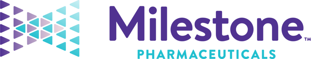 Milestone Pharmaceuticals logo.