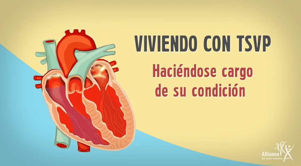 "Viviendo con TSVP" portada de vídeo.