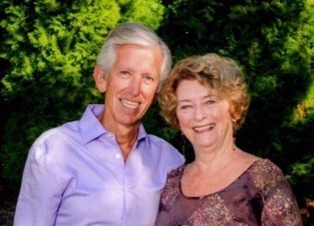 Portrait of Jim and Geri Taylor.