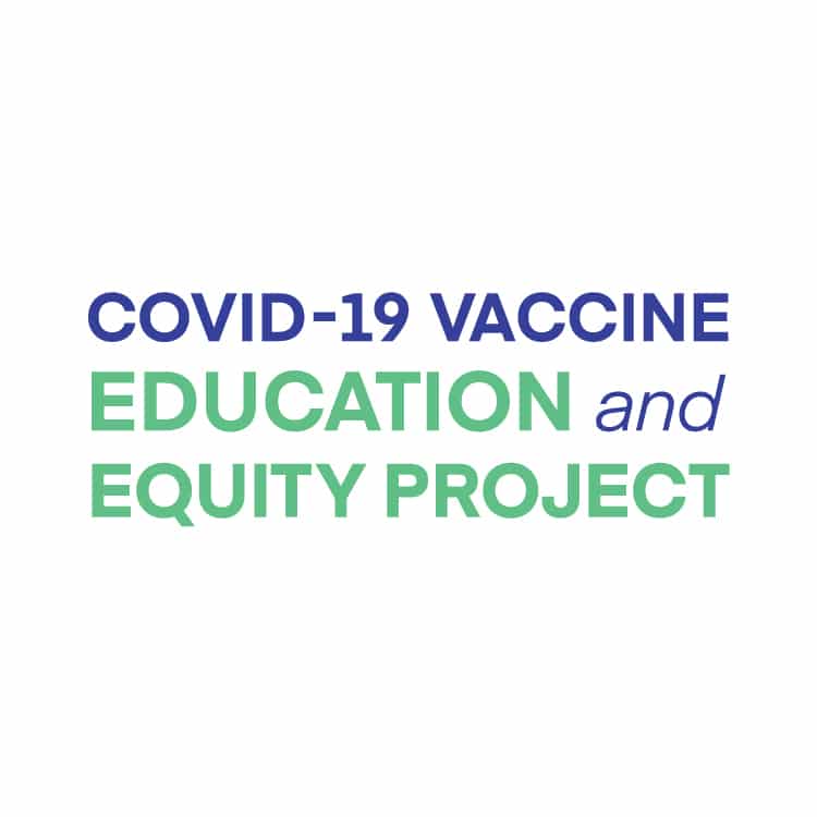 Covid-19 Vaccine Education and Equity Project logo.