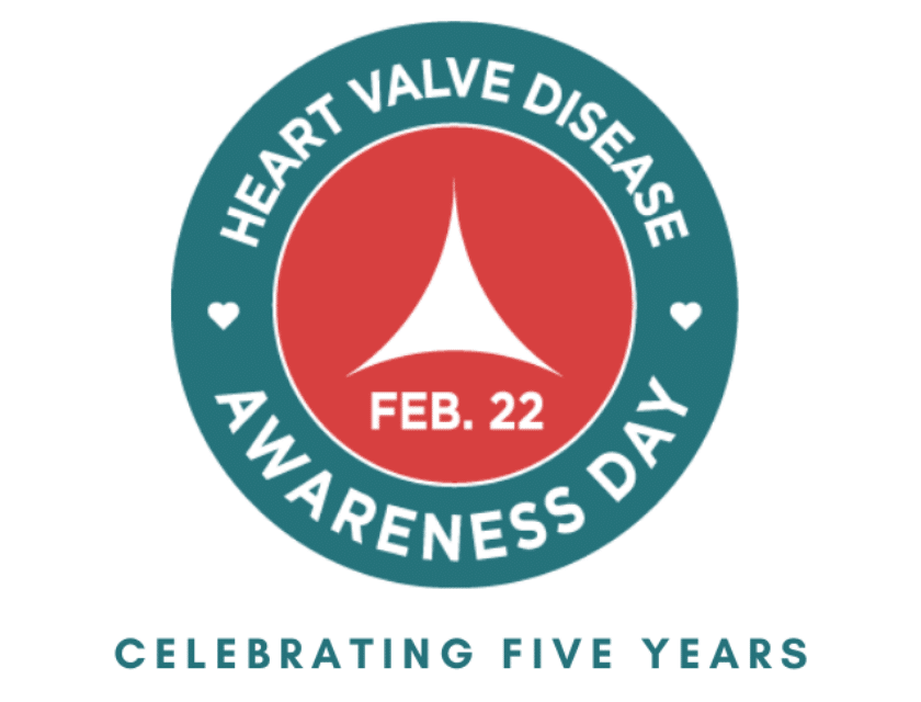Heart Valve Disease Awareness Day logo.