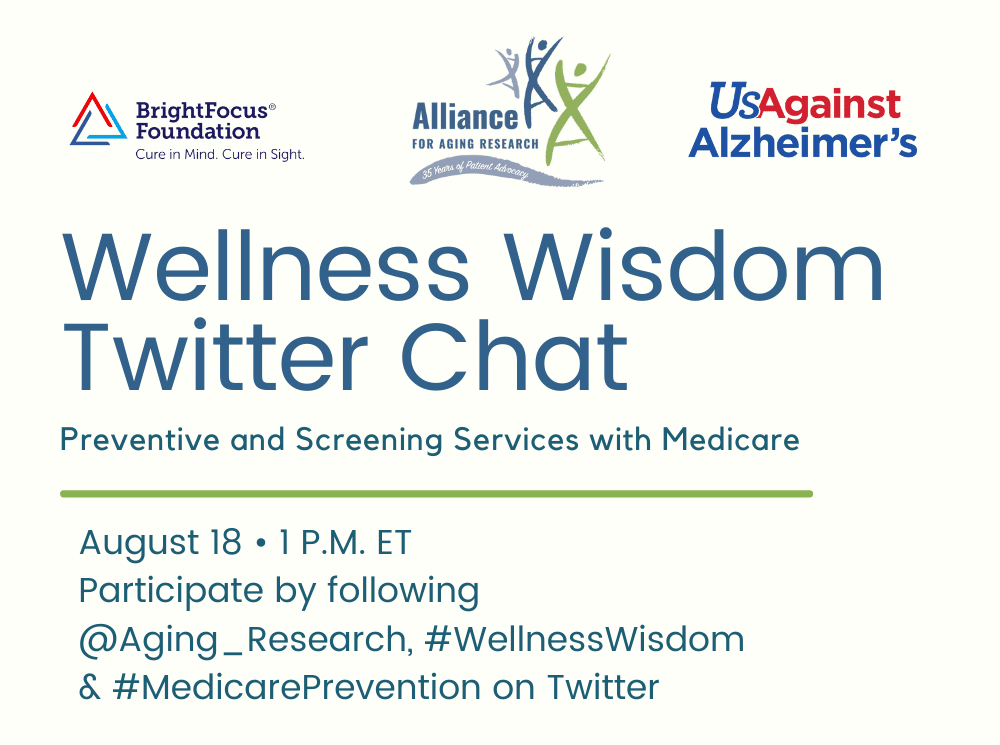 Banner for the Wellness Wisdom Twitter Chat.
