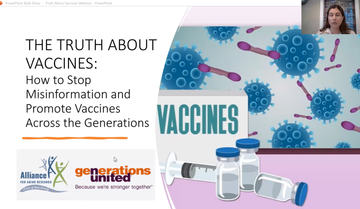 Vaccine vials with disease spores floating around for The Truth About Vaccines initiative.