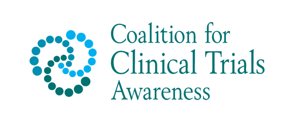 Coalition for Clinical Trials Awareness logo.