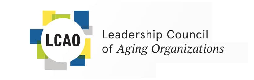 Leadership Council of Aging Organizations logo.