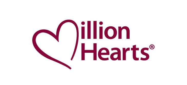 Million Hearts logo.