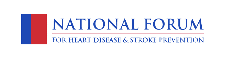 National Forum for Heart Disease and Stroke Prevention logo.