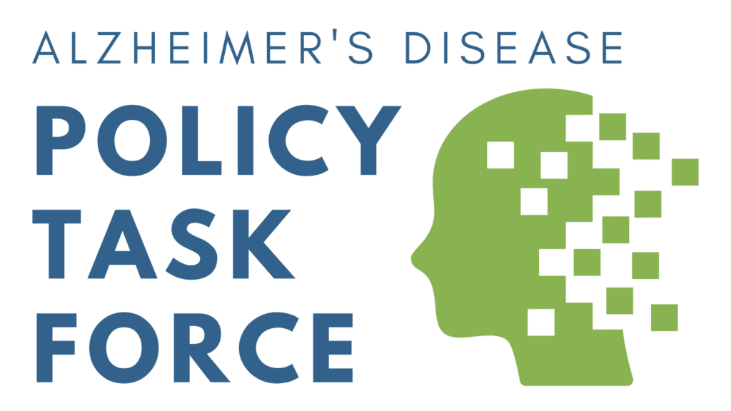 Alzheimer's Disease Policy Task Force logo.