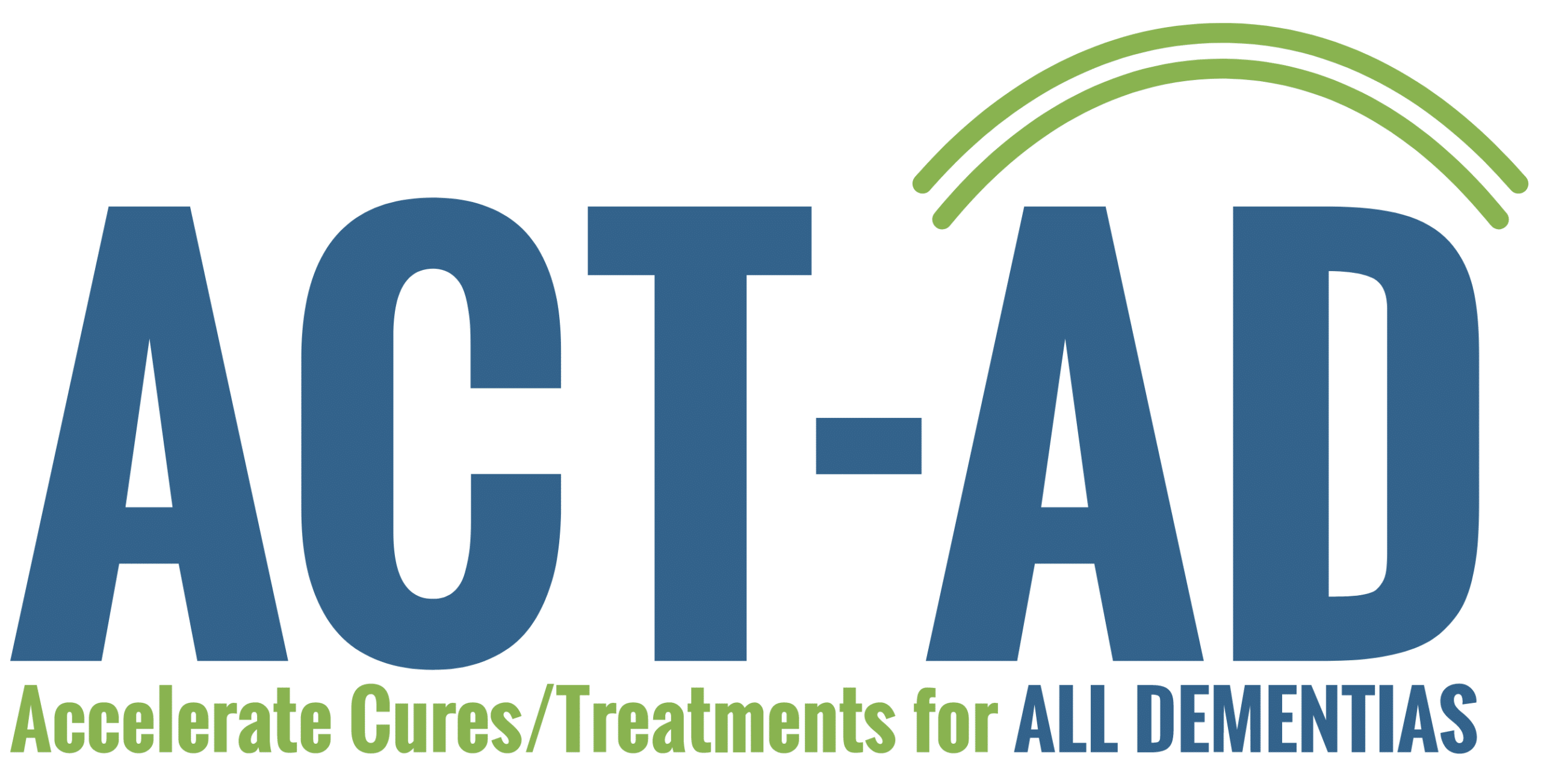 Accelerate Cures Treatments for All Dementias logo.
