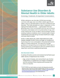 Cover Image of Substance Use Disorders and Mental Health in Older Adults