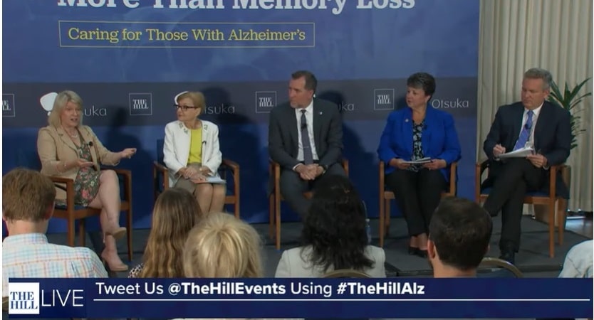 Alliance President & CEO Sue Peschin speaks during the "More Than Memory Loss" panel on NPS.