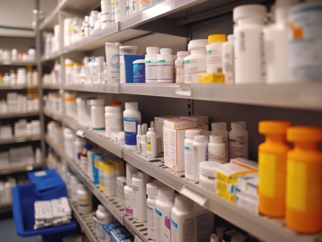 Pharmacy shelf
