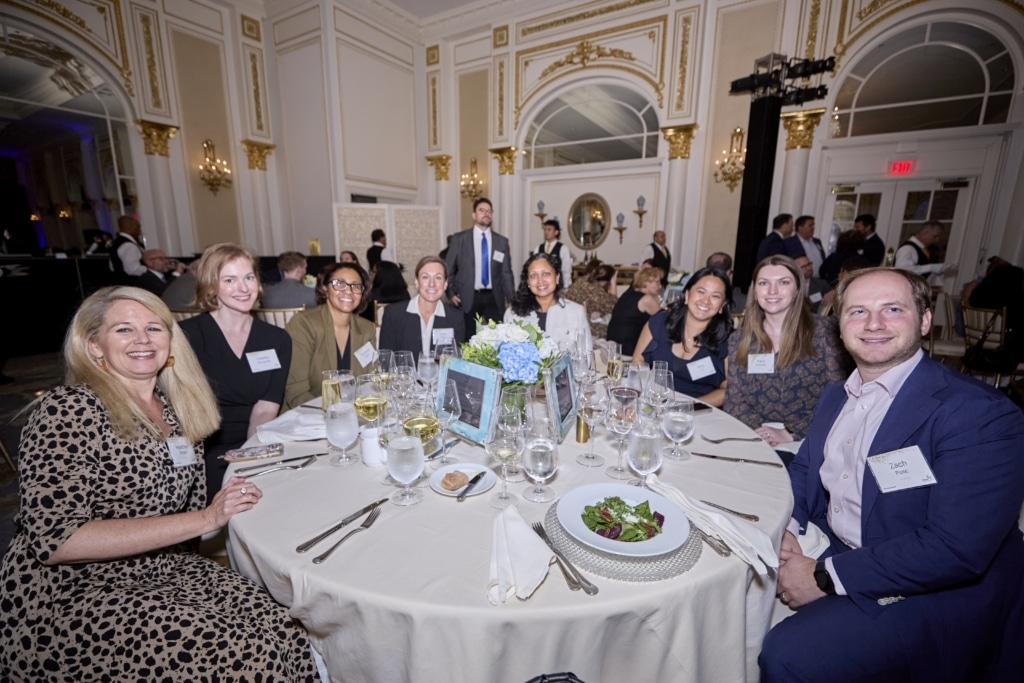 More than 300 guests filled the Waldorf Astoria ballroom.