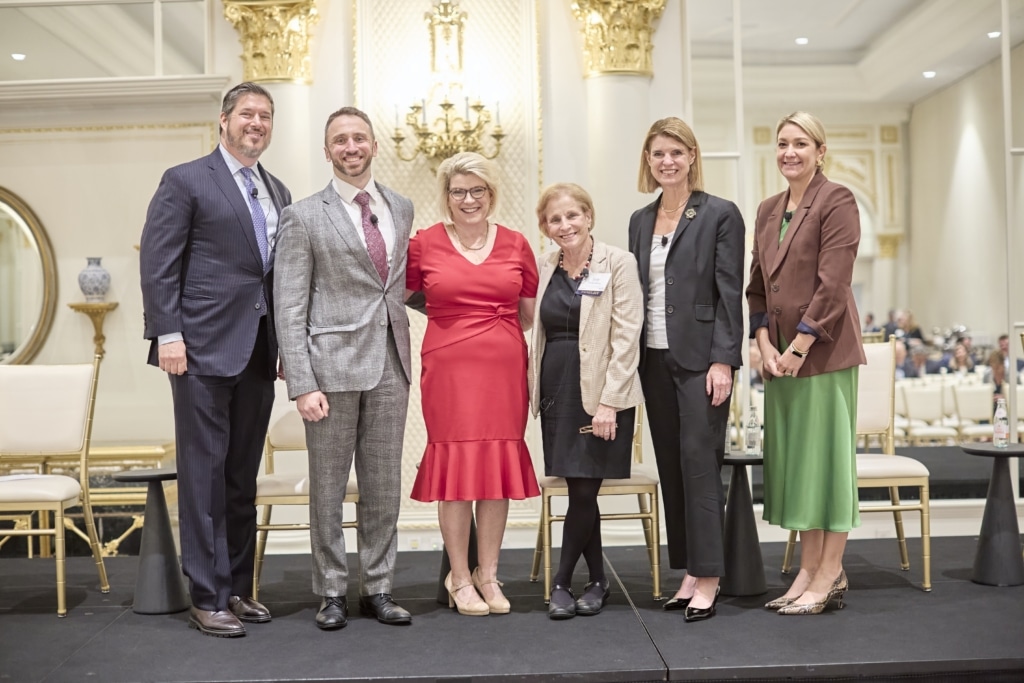From left: Jim Scott (moderator), Alex Aramanda, Sue Peschin, Sally Greenberg, Katie Jones, and Christie Bloomquist.
