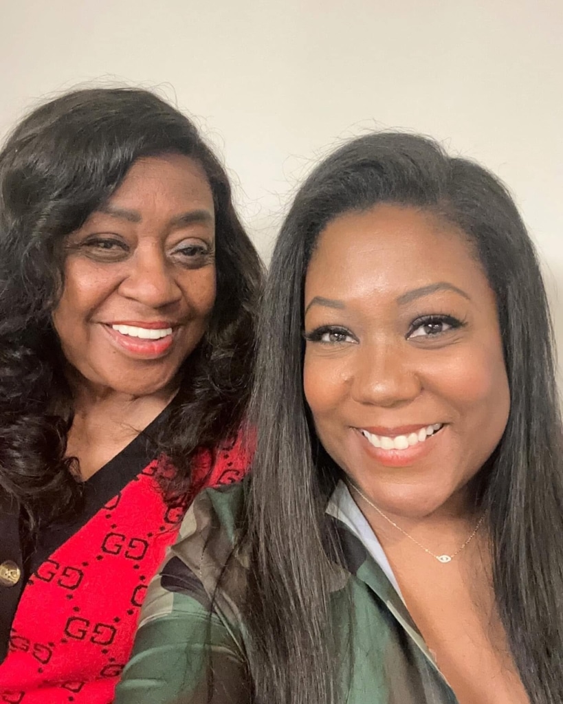 Lamia Scott and her mother, Marvie, who lives with Alzheimer's disease.