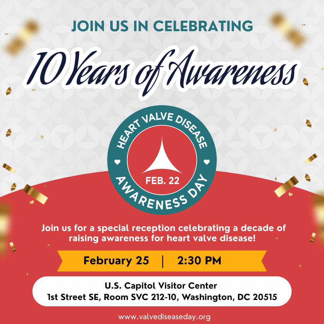 10 Years of Valve Disease Awareness – A Celebratory Reception
