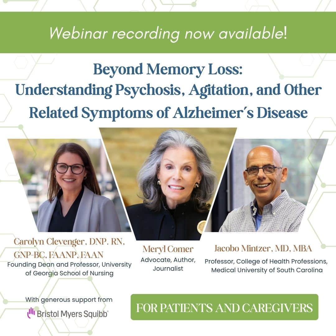 Webinar Dives Into Symptoms of Alzheimer’s Beyond Memory Loss - Alliance for Aging Research